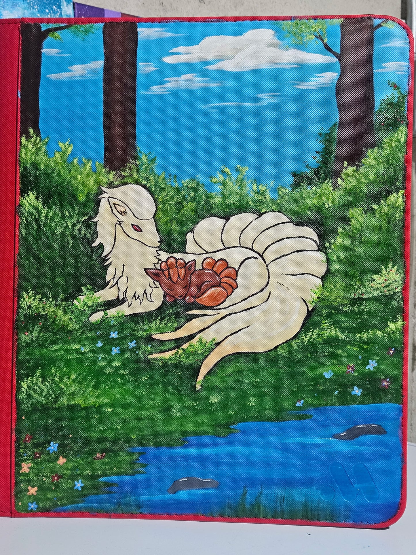 Custom Ninetales & Vulpix Binder