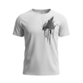Front view of 5/14 Apparel Cubone Skull limited edition white tee — Cubone skull drip graphic on chest, premium Pokemon graphic tee
