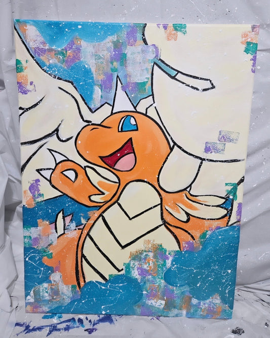 Mega Dragonite Canvas