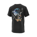 Back view of 5/14 Apparel Primal Groudon and Kyogre black tee — Primal Kyogre and Primal Groudon clashing in blue and red back graphic, premium Pokemon graphic tee