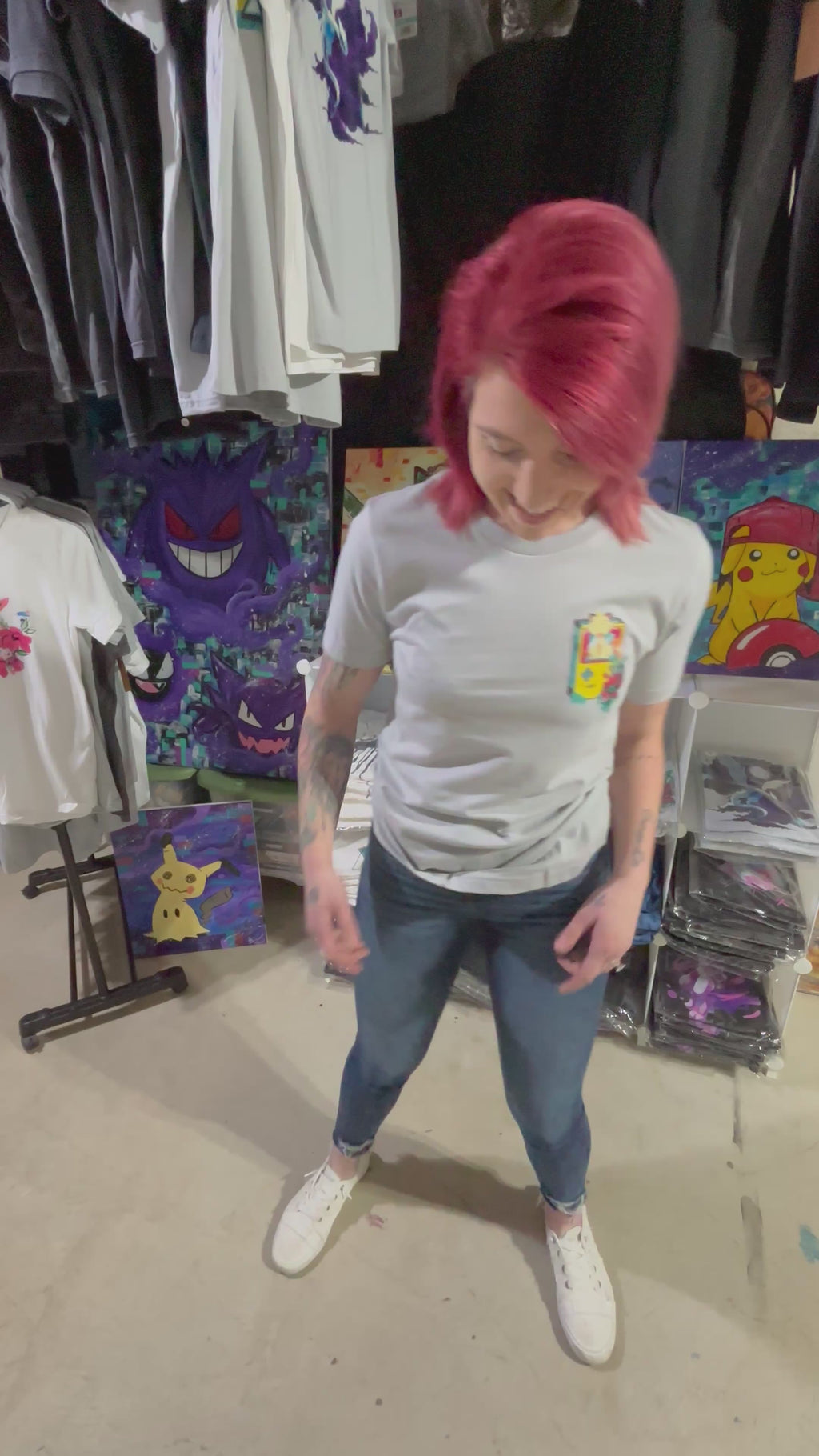 Meowth Retro TEE